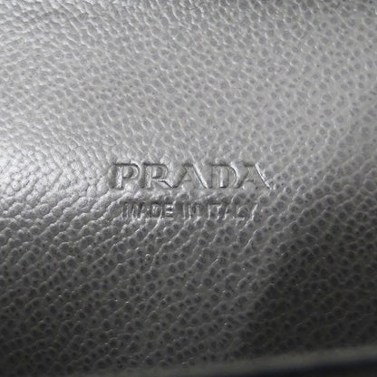 PRADA プラダ 長財布 ブラック 2ML220 レザー メンズ 【中古】