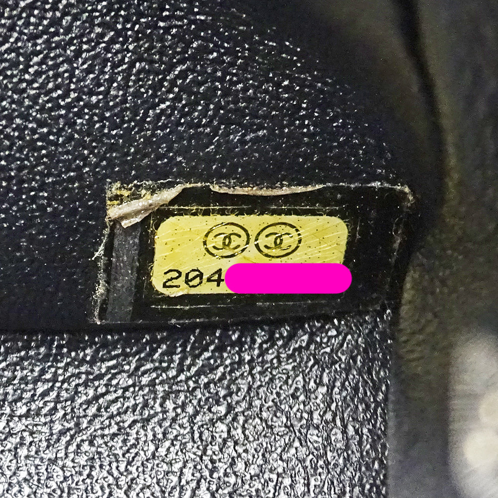 CHANEL シャネル ショルダーバッグ マトラッセ ミニ ブラック シルバー金具 キャビアスキン レディース 【中古】