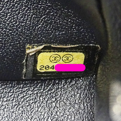CHANEL シャネル ショルダーバッグ マトラッセ ミニ ブラック シルバー金具 キャビアスキン レディース 【中古】