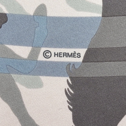 HERMES エルメス カレ90 EX LIBRIS EN CAMOUFLAGE エクリブリスのカモフラージュ スカーフ ピンク シルク レディース 【中古】