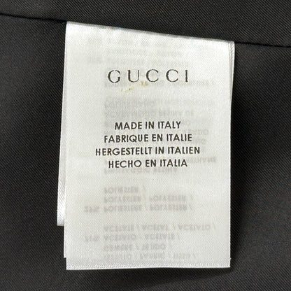 GUCCI グッチ ロングコート その他アウター インターロッキング ブラック 336174 アセテート レディース 【中古】