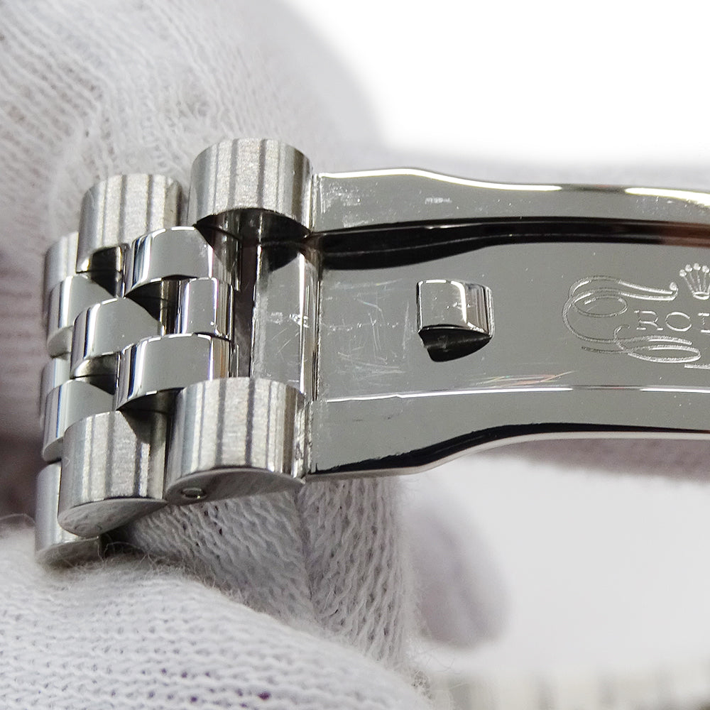 ROLEX ロレックス デイトジャスト 116234 M番 メンズ 腕時計 自動巻き AT ステンレス SS ホワイトゴールド WG ローマ 磨き済み 【中古】