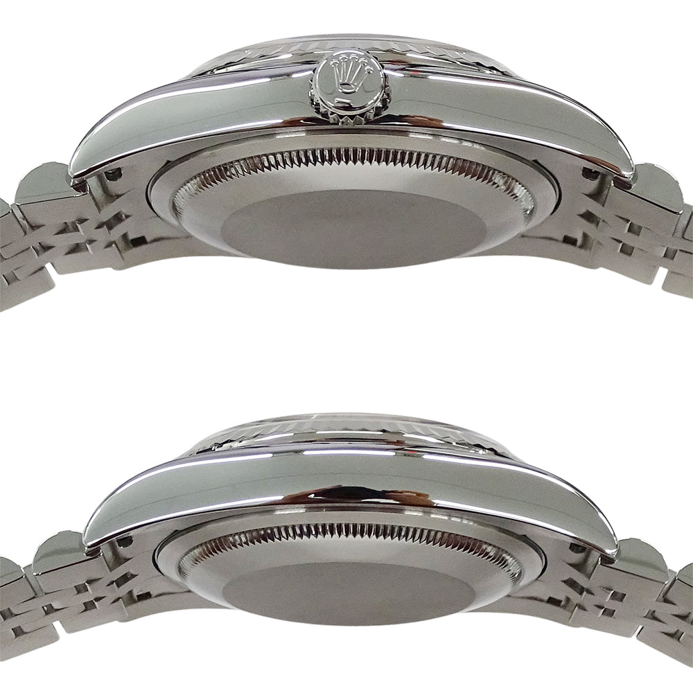 ROLEX ロレックス デイトジャスト 116234 M番 メンズ 腕時計 自動巻き AT ステンレス SS ホワイトゴールド WG ローマ 磨き済み 【中古】