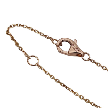 Cartier カルティエ エタンセル ネックレス 750PG ピンクゴールド ダイヤモンド レディース 磨き済み 【中古】