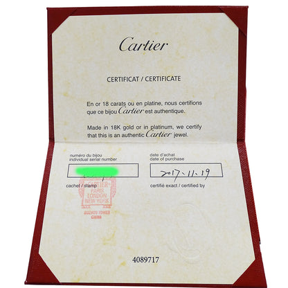 Cartier カルティエ エタンセル ネックレス 750PG ピンクゴールド ダイヤモンド レディース 磨き済み 【中古】