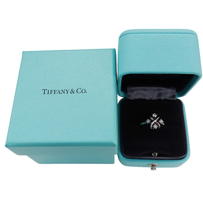 TIFFANY&Co. ティファニー ジャン シュランバージェ リング 指輪 PT950 ダイヤモンド プラチナ 約11号 レディース 磨き済み【中古】