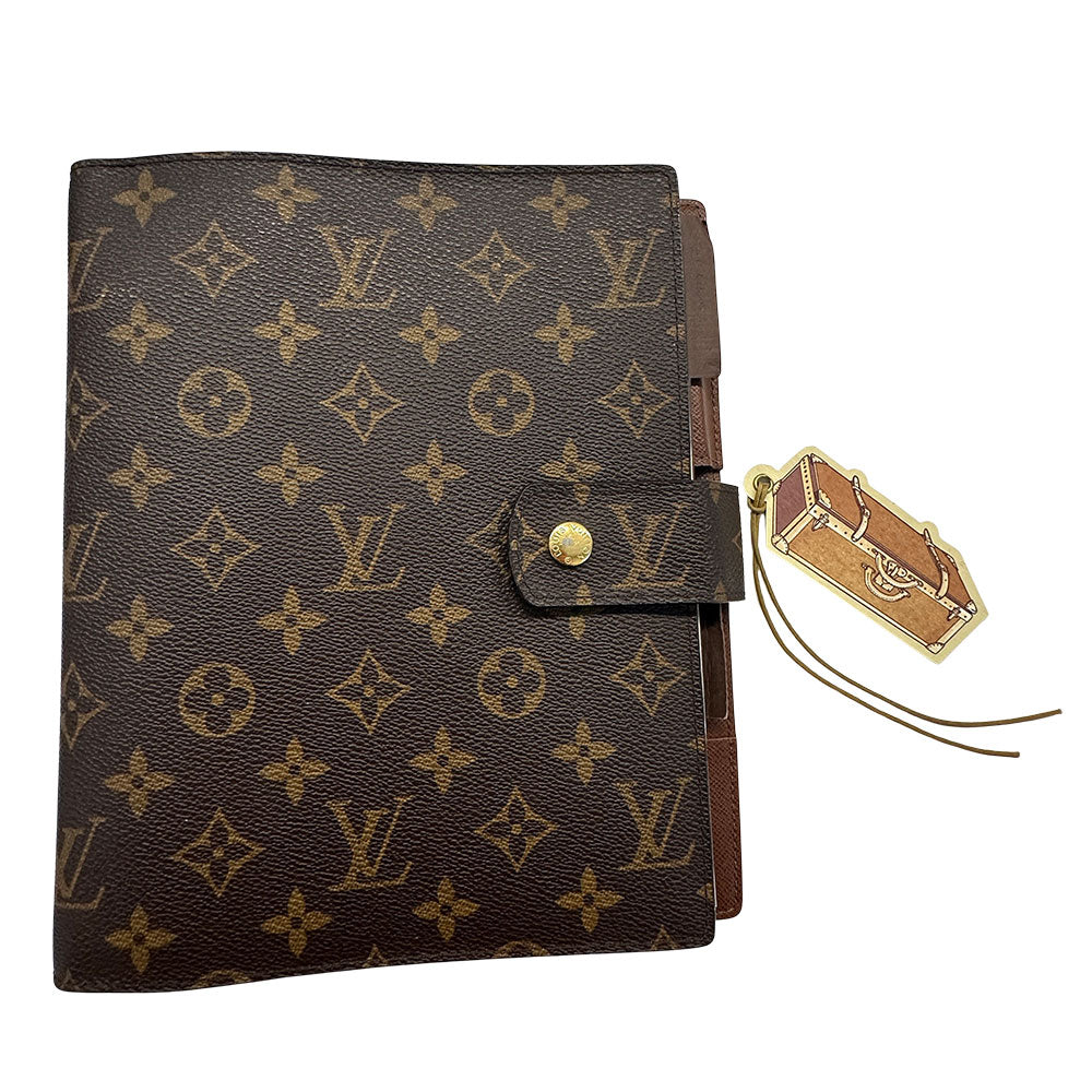 LOUIS VUITTON ルイ・ヴィトン アジェンダGM 手帳カバー モノグラム ブラウン R20106 モノグラムキャンバス レディース メンズ 【中古】
