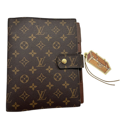 LOUIS VUITTON ルイ・ヴィトン アジェンダGM 手帳カバー モノグラム ブラウン R20106 モノグラムキャンバス レディース メンズ 【中古】