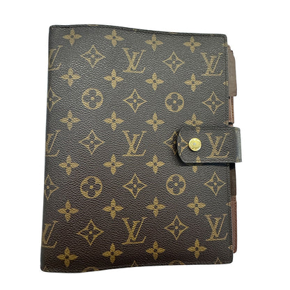 LOUIS VUITTON ルイ・ヴィトン アジェンダGM 手帳カバー モノグラム ブラウン R20106 モノグラムキャンバス レディース メンズ 【中古】