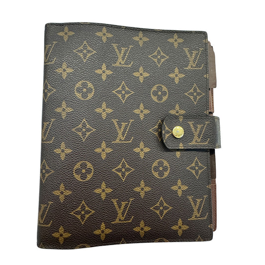 LOUIS VUITTON ルイ・ヴィトン アジェンダGM 手帳カバー モノグラム ブラウン R20106 モノグラムキャンバス レディース メンズ 【中古】