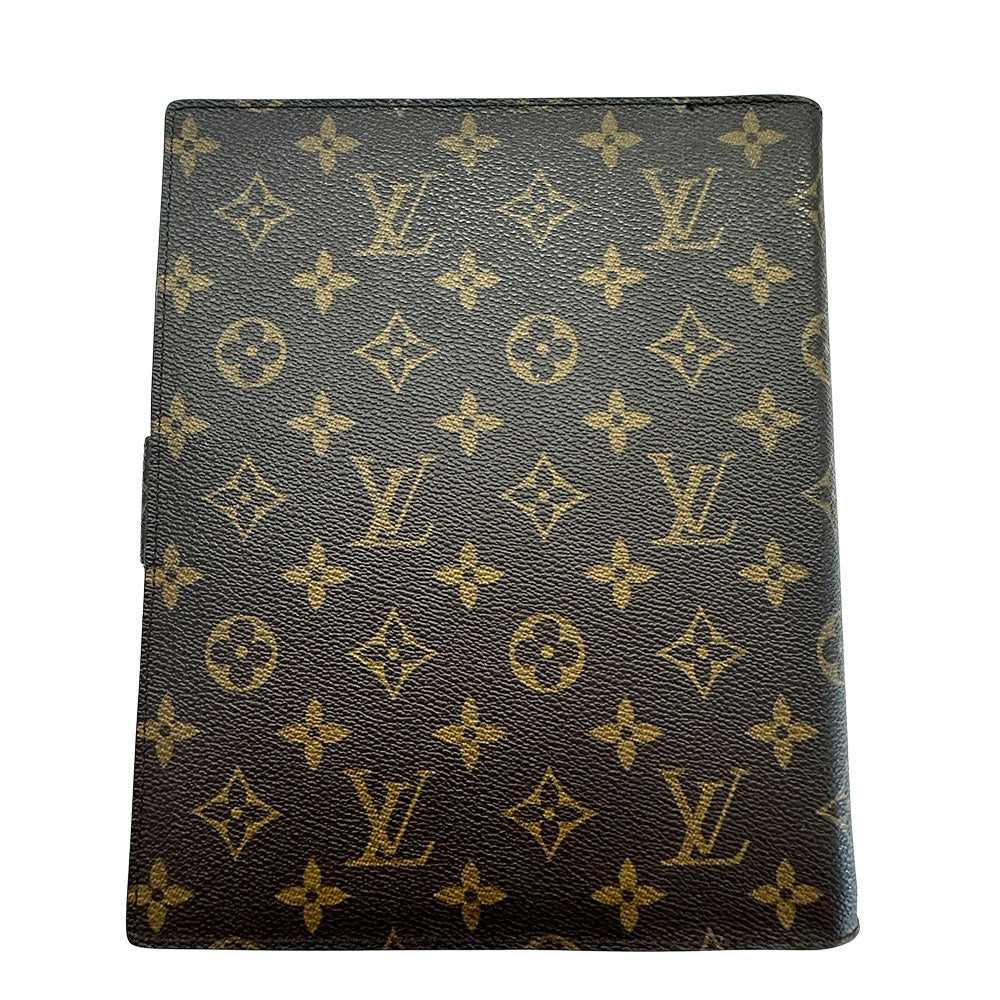 LOUIS VUITTON ルイ・ヴィトン アジェンダGM 手帳カバー モノグラム ブラウン R20106 モノグラムキャンバス レディース メンズ 【中古】