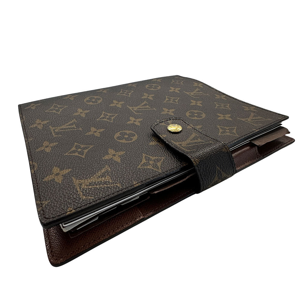 LOUIS VUITTON ルイ・ヴィトン アジェンダGM 手帳カバー モノグラム ブラウン R20106 モノグラムキャンバス レディース メンズ 【中古】