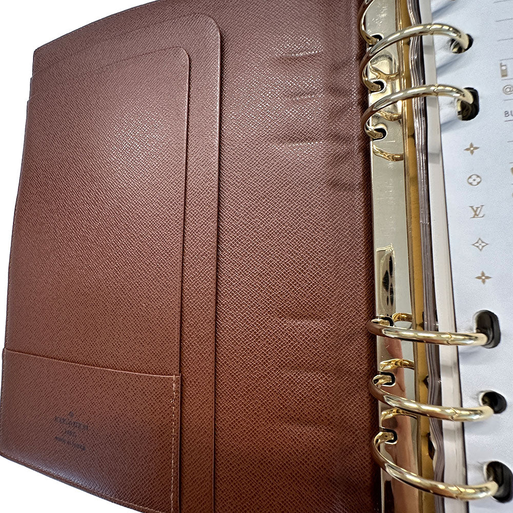 LOUIS VUITTON ルイ・ヴィトン アジェンダGM 手帳カバー モノグラム ブラウン R20106 モノグラムキャンバス レディース メンズ 【中古】
