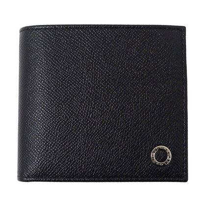 BVLGARI ブルガリ 二つ折り財布 ブルガリブルガリマン ブラック レザー メンズ 【中古】
