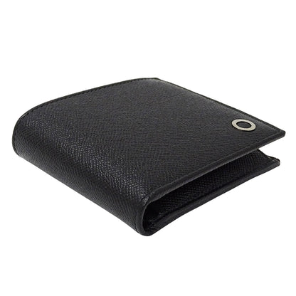 BVLGARI ブルガリ 二つ折り財布 ブルガリブルガリマン ブラック レザー メンズ 【中古】