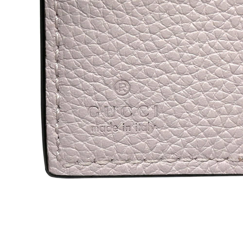 GUCCI グッチ ダブルG バイカラー スモールウォレット 二つ折り財布 GGスプリーム プチマーモント ピンク ブラウン 772738 GGスプリームキャンバス レディース 【中古】