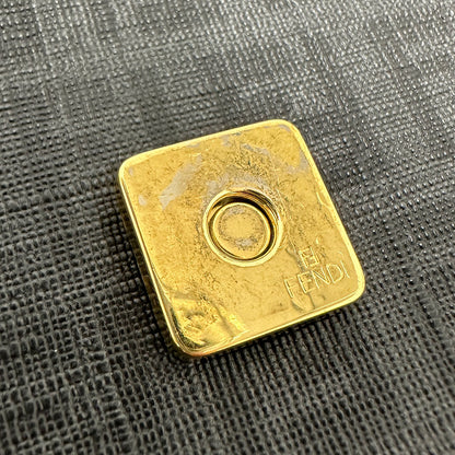 FENDI フェンディ ショルダーバッグ ズッキーノ グレー PVC レディース 【中古】
