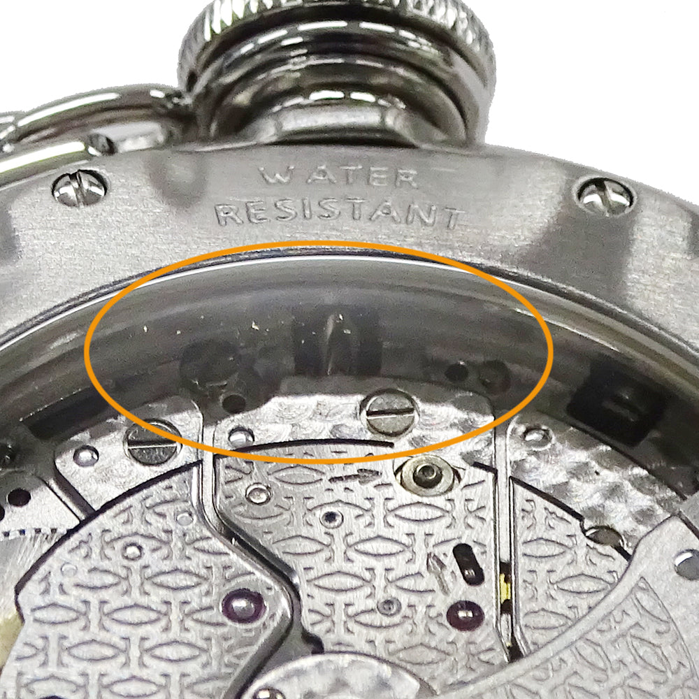 Cartier カルティエ パシャ W31037H3 メンズ 腕時計 パワーリザーブ GMT デイト 自動巻き AT ステンレス SS 磨き済み 【中古】