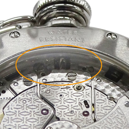 Cartier カルティエ パシャ W31037H3 メンズ 腕時計 パワーリザーブ GMT デイト 自動巻き AT ステンレス SS 磨き済み 【中古】