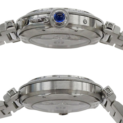 Cartier カルティエ パシャ W31037H3 メンズ 腕時計 パワーリザーブ GMT デイト 自動巻き AT ステンレス SS 磨き済み 【中古】
