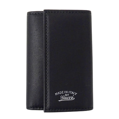 GUCCI グッチ キーケース ブラック 368376 レザー メンズ 【中古】