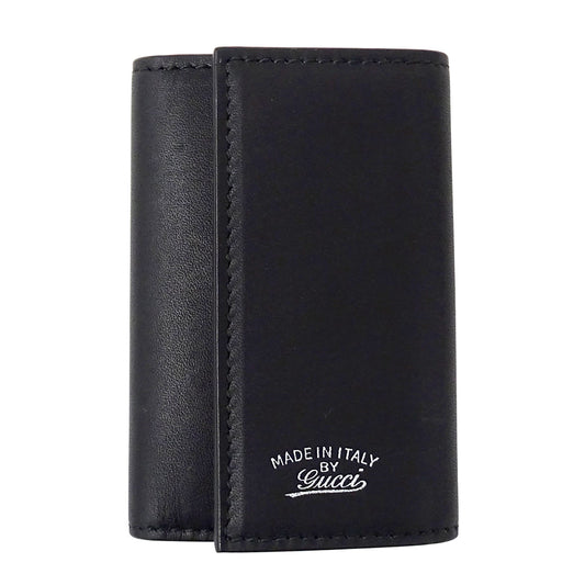 GUCCI グッチ キーケース ブラック 368376 レザー メンズ 【中古】