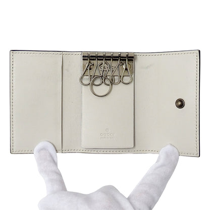GUCCI グッチ キーケース ブラック 368376 レザー メンズ 【中古】