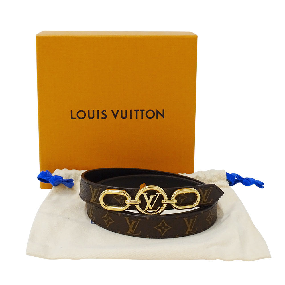 LOUIS VUITTON ルイ・ヴィトン ベルト･LV サークル プライム 20MMリバーシブル ベルト モノグラム ノワール M0510V モノグラムキャンバス レディース 【中古】