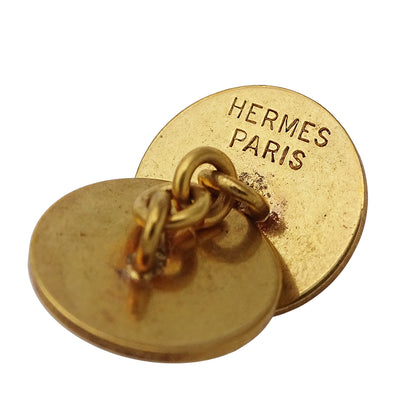 HERMES エルメス セリエ カフス ゴールド メンズ 【中古】