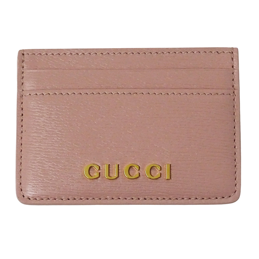 GUCCI グッチ カードケース ピンク 773428 レザー レディース 【中古】