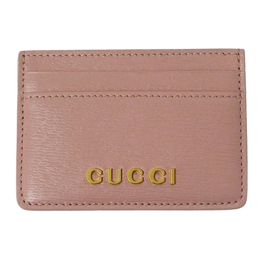 GUCCI グッチ カードケース ピンク 773428 レザー レディース 【中古】
