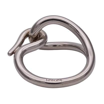HERMES エルメス ジャンボ スカーフリング シルバー レディース メンズ 【中古】