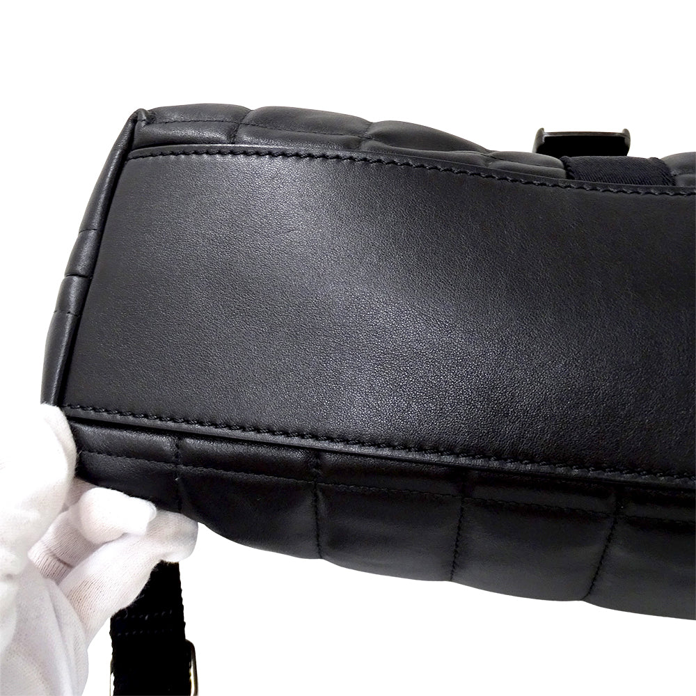 Dunhill ダンヒル ローラガスメッセンジャー ショルダーバッグ ブラック レザー メンズ 【中古】