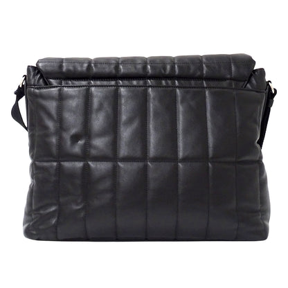 Dunhill ダンヒル ローラガスメッセンジャー ショルダーバッグ ブラック レザー メンズ 【中古】