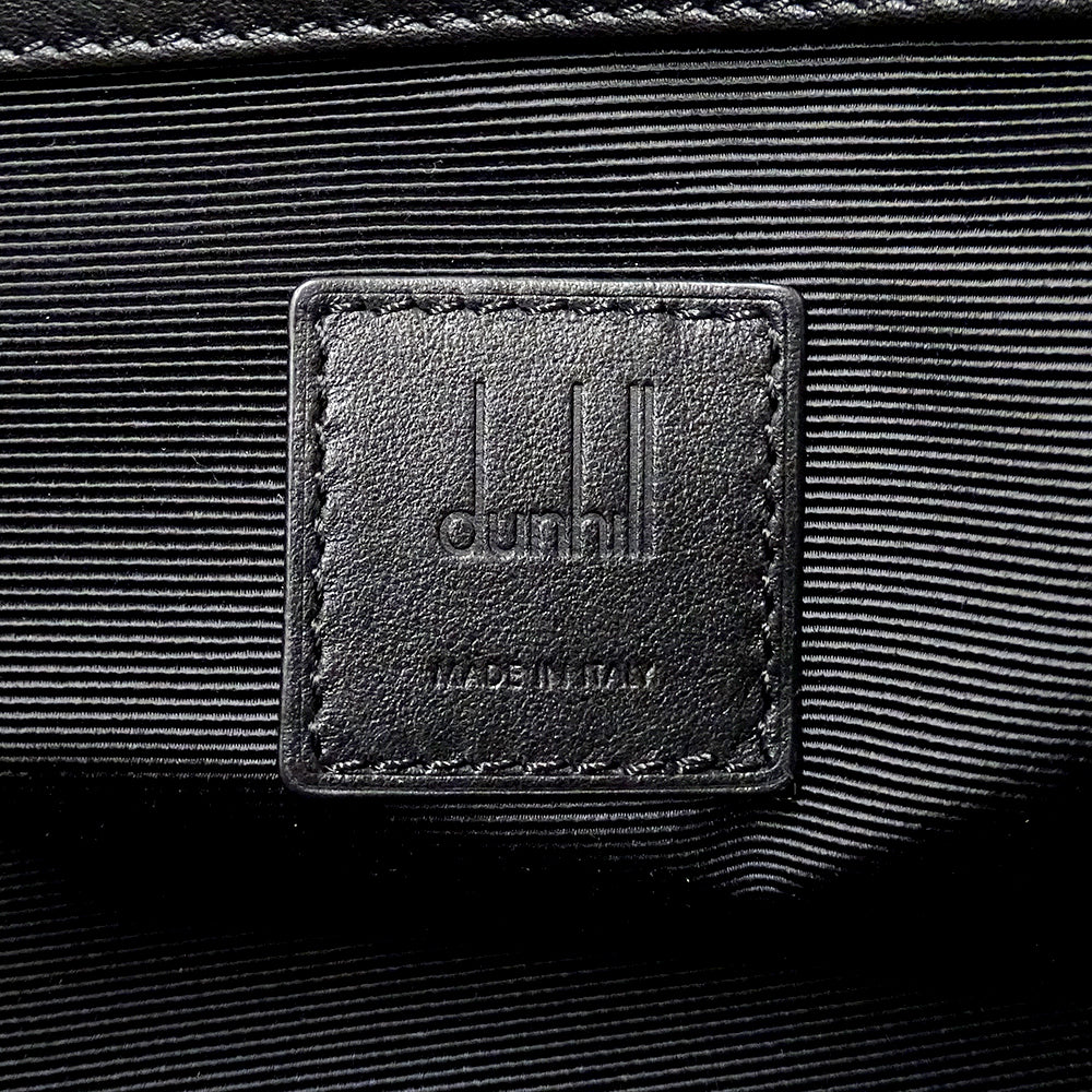 Dunhill ダンヒル ローラガスメッセンジャー ショルダーバッグ ブラック レザー メンズ 【中古】