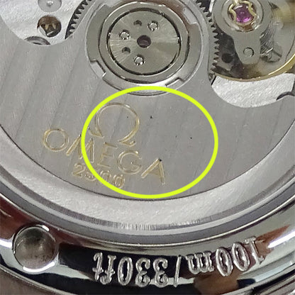 OMEGA オメガ コンステレーション 123.10.35.20.002 メンズ 腕時計 コーアクシャル デイト 自動巻き AT ステンレス SS ブルー 裏スケ 磨き済み 【中古】