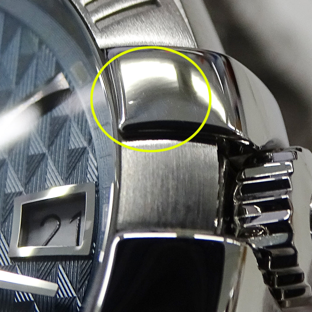 OMEGA オメガ コンステレーション 123.10.35.20.03.002 メンズ 腕時計 コーアクシャル デイト 自動巻き AT ステンレス SS ブルー 裏スケ 磨き済み 【中古】