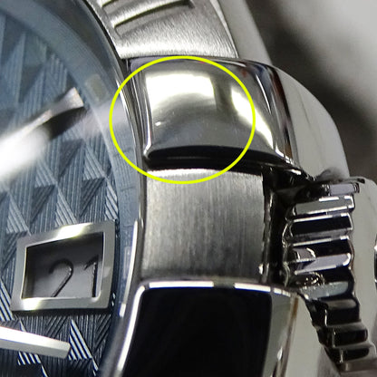 OMEGA オメガ コンステレーション 123.10.35.20.03.002 メンズ 腕時計 コーアクシャル デイト 自動巻き AT ステンレス SS ブルー 裏スケ 磨き済み 【中古】