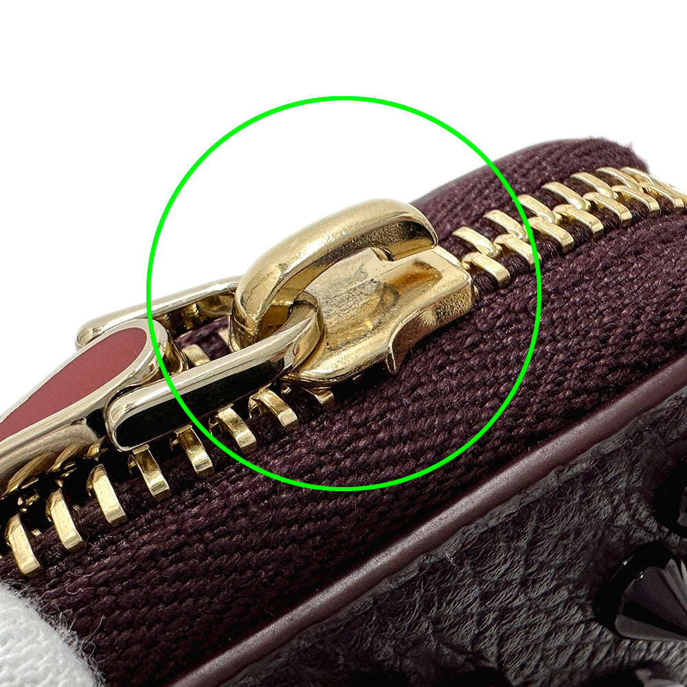 Christian Louboutin クリスチャンルブタン パネトーネ 長財布 パープル レザー レディース メンズ 【中古】
