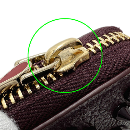 Christian Louboutin クリスチャンルブタン パネトーネ 長財布 パープル レザー レディース メンズ 【中古】