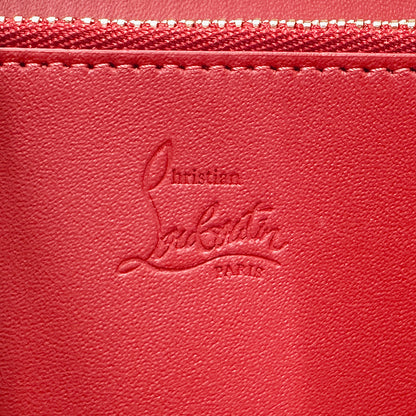 Christian Louboutin クリスチャンルブタン パネトーネ 長財布 パープル レザー レディース メンズ 【中古】