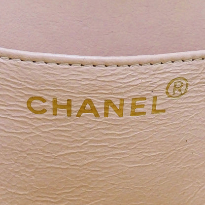 CHANEL シャネル ハートバニティバッグ ハンドバッグ マトラッセ ベージュ ゴールド金具 エナメル レディース 【中古】