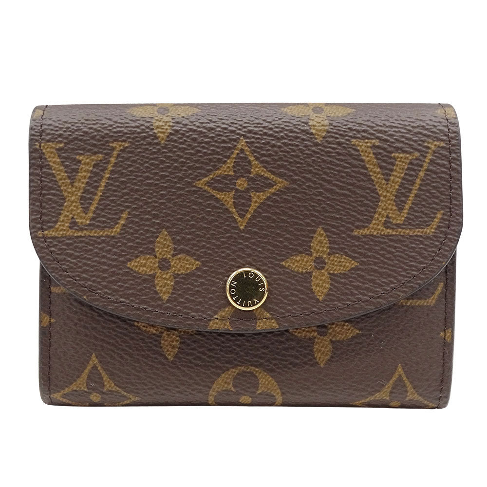 LOUIS VUITTON ルイ・ヴィトン ポルトモネ・ロザリ コインケース モノグラム ローズ・バレリーヌ M62361 モノグラムキャンバス レディース 【中古】