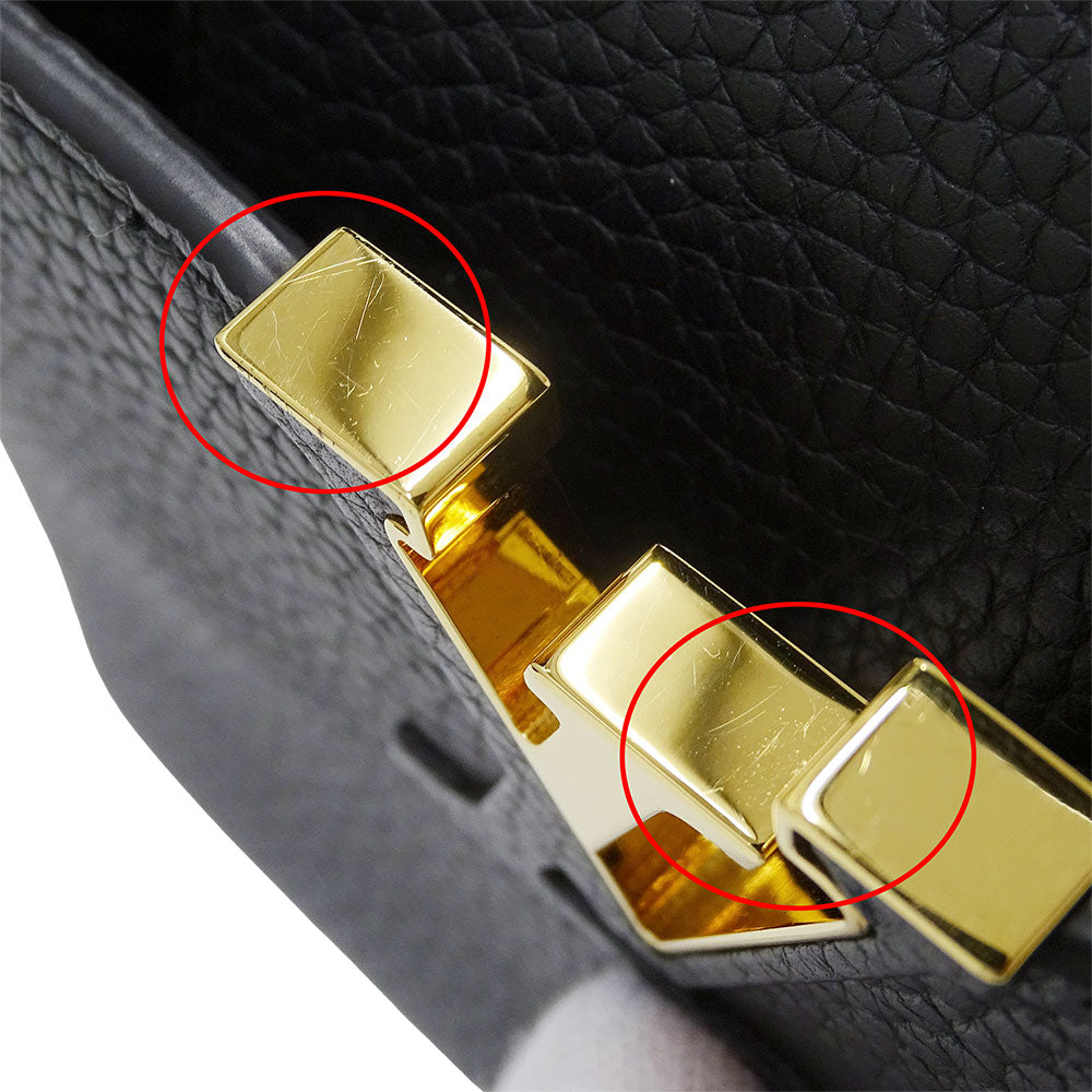 LOUIS VUITTON ルイ・ヴィトン カプシーヌMINI 2wayバッグ ノワール M56071 レディース 【中古】