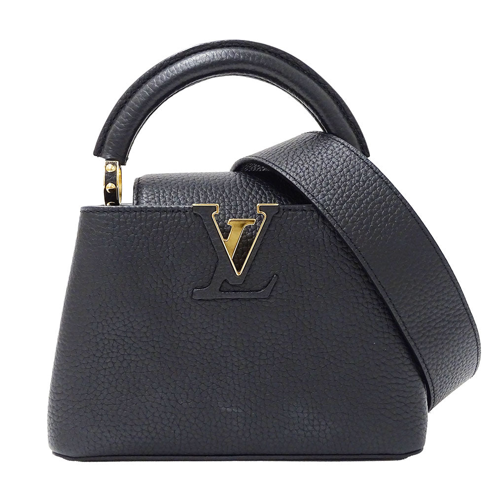 LOUIS VUITTON ルイ・ヴィトン カプシーヌMINI 2wayバッグ ノワール M56071 レディース 【中古】