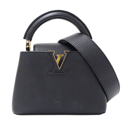 LOUIS VUITTON ルイ・ヴィトン カプシーヌMINI 2wayバッグ ノワール M56071 レディース 【中古】