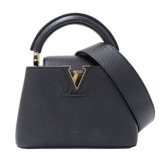 LOUIS VUITTON ルイ・ヴィトン カプシーヌMINI 2wayバッグ ノワール M56071 レディース 【中古】