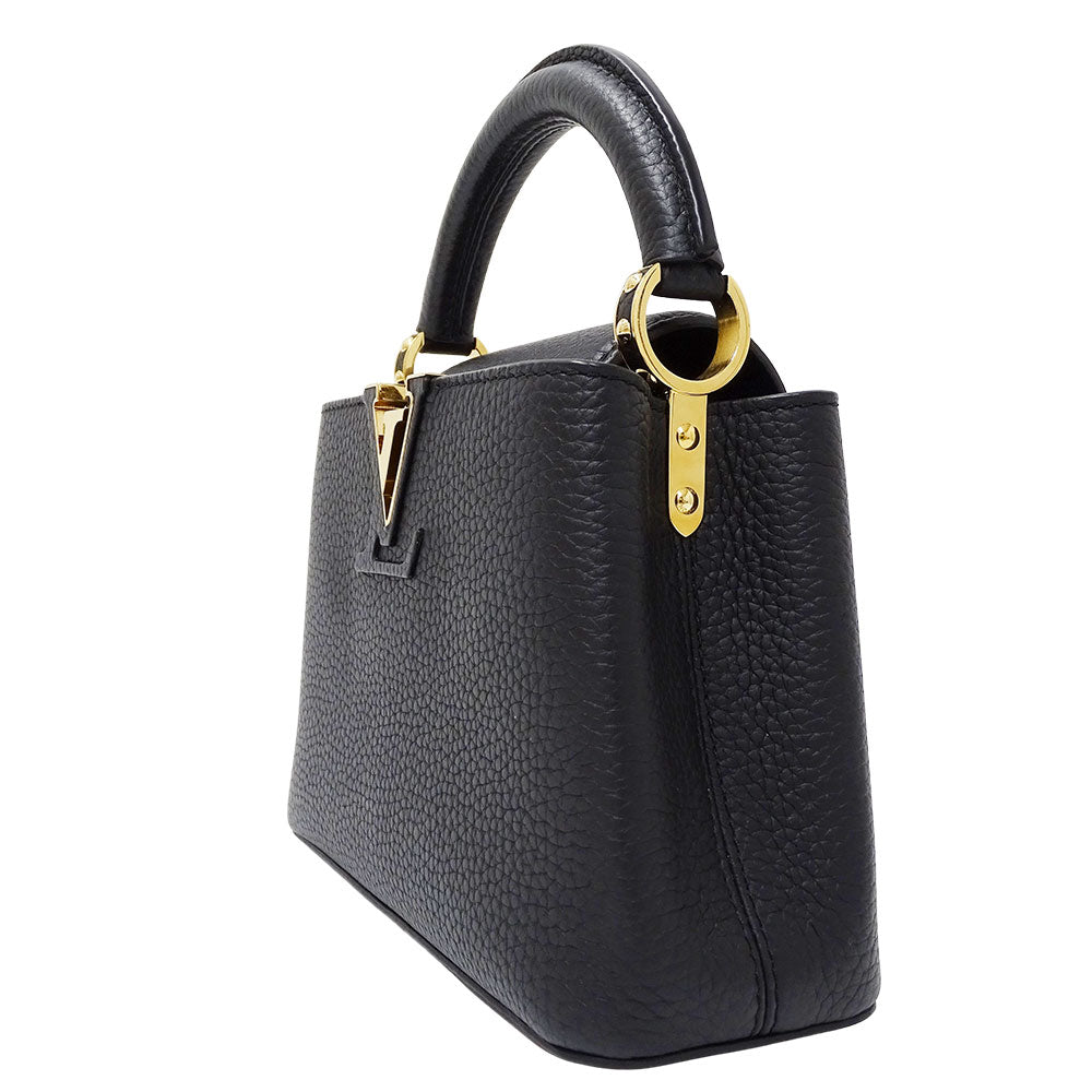 LOUIS VUITTON ルイ・ヴィトン カプシーヌMINI 2wayバッグ ノワール M56071 レディース 【中古】