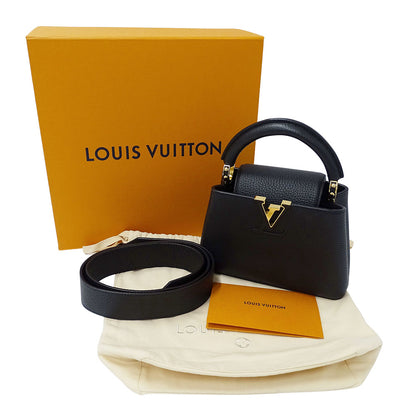 LOUIS VUITTON ルイ・ヴィトン カプシーヌMINI 2wayバッグ ノワール M56071 レディース 【中古】