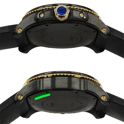 Cartier カルティエ カリブル ダイバー W2CA0004 メンズ 腕時計 デイト 自動巻き AT ピンクゴールド PG ラバー 【中古】